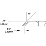 ראש לידית מלחם - METCAL SMTC-1161 - KNIFE 4.83MM