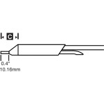 ראש לידית מלחם - METCAL STDC-703L - LONG 0.76MM