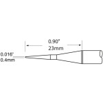 ראש לידית מלחם - METCAL PTTC-701 - CONICAL 0.4MM