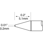 ראש לידית מלחם - METCAL UFTC-7CN02 - CONICAL 0.2MM