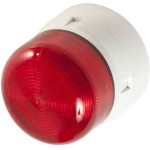 מנורת התראה אדומה מהבהבת - XENON , 3W , 110VAC