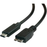 כבל 0.5M - USB3.1 C(M) ~ MICRO USB3.0 B(M) - USB