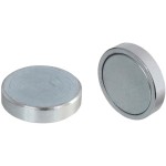 סט 20 מגנטים - NEODYMIUM SHALLOW POT - 4.5MM X 16MM