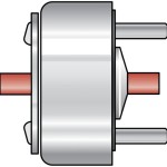 סולנואיד סיבובי - 10W , 14.1V , CW