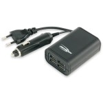 ספק - 220VAC / 12VDC > 4XUSB 5VDC 2000MA