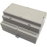 קופסת זיווד מפוליקרבונט - DIN-RAIL SERIES - 6M - 106X90X57.5MM