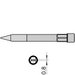 ראש למלחם - WELLER THM D - 4.0MM CHISEL