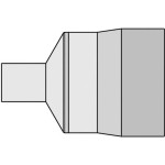 פיה לתחנת אוויר חם דיגיטלית - WELLER TNR 70 - ROUND 7.0MM