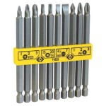 סט ביטים ארוכים מקצועי למברגה - 10 יחידות - CK TOOLS T4525