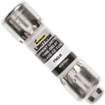 פיוז תעשייתי - FNQ-R-1 - 1A SLOW BLOW 10X38MM