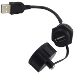 כבל 100MM - A(M) ~ A(F-P/M) - USB 2.0