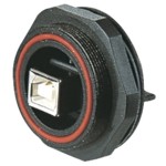 מחבר תעשייתי USB - נקבה למעגל מודפס - PX0845/B