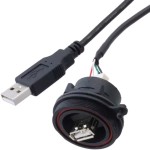 כבל תעשייתי USB - נקבה A ← זכר PX0844/A/0M50/A - A