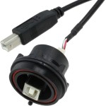 כבל תעשייתי USB - נקבה B ← זכר PX0844/B/0M50/B - B