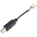 כבל תעשייתי USB - זכר B ← נקבה BULGIN 14194 - MOLEX