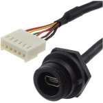 כבל תעשייתי USB - נקבה MINI AB ← נקבה PX0456 - MOLEX