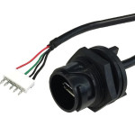 כבל תעשייתי USB - נקבה MICRO B ← זכר PXP4043/B - MOLEX