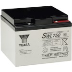 מצבר עופרת נטען - YUASA SWL750 - 12V 25AH