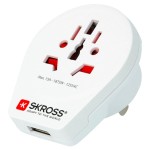 מתאם חשמל בינלאומי - SKROSS WORLD TO USA & USB