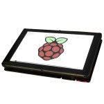 קיט מארז ומסך ''9 LCD עבור RASPBERRY PI - מסגרת שחורה