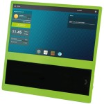 קיט מארז עם מסך LCD ''14 עבור RASPBERRY PI - מסגרת ירוקה