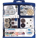 ערכת 70 אביזרים רב תכליתיים למשחזת ציר - DREMEL SC725