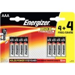 8 סוללות אלקליין - AAA 1.5V - ENERGIZER MAX ALKALINE