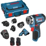 מברגה / מקדחה מקצועית נטענת BOSCH GSR 12V-15 FC SET - 12V