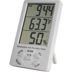 מד טמפרטורה / לחות דיגיטלי - WEATHER STATION TA308