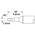 ראש לידית מלחם - METCAL CVC-7CH0014S - CHISEL 1.35MM