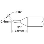 ראש לידית מלחם - METCAL CVC-7CN0004R - BENT 0.4MM