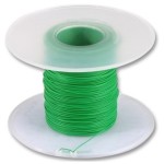 כבל WIREWRAP מקצועי - 26AWG - גליל 100M - בידוד ירוק