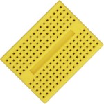 לוח ניסוי קטן לאלקטרוניקה (מטריצה) - 45X34MM - צהוב