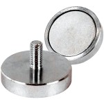 מגנט - NEO SHALLOW POT EXT THREAD - 13MM X 4.5MM