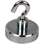 מגנט - NEO SHALLOW POT WITH HOOK - 13MM X 4.5MM