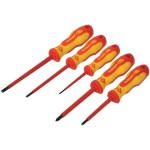 סט מברגים מבודדים (פיליפס+שטוח) - 5 יחידות - CK TOOLS T4728