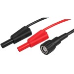 כבל בדיקה - 1.2M - BNC ISO ~ 2X 4MM SHROUDED PLUG