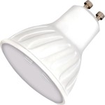 נורת WARM WHITE LED 7W - חיבור GU10 - עדשה חלבית