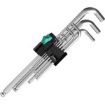 סט מפתחות אלן כדורי מ''מ - WERA 950/9 HEX PLUS 1 SB