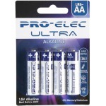 רביעיית סוללות אלקליין - AA 1.5V - PRO-ELEC ULTRA ALKALINE