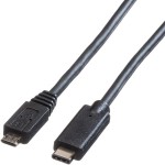 כבל 4.5M - USB3.1 C(M) ~ MICRO USB2.0 B(M-REV) - USB