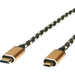 כבל 3M - USB3.1 C(M) ~ MICRO USB2.0 B(M-REV) - USB GOLD