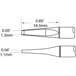 ראש לידית מלחם - METCAL PTC-7CH1713A - BLADE 1.27MM