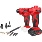 קיט קומפרסור ומנפח אוויר מקצועי נטען MATRIX TOOLS - 16V