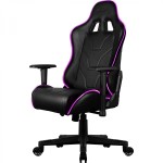 כסא לגיימרים - AEROCOOL AC220 AIR , BLACK / RGB LED