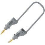 כבל בדיקה אפור - TENMA 72-13790 , 4MM PLUG , 1M