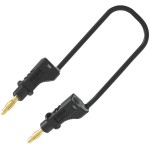 כבל בדיקה שחור - TENMA 72-13796 , 4MM PLUG , 1M