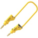 כבל בדיקה צהוב - TENMA 72-13826 , 4MM PLUG , 2M