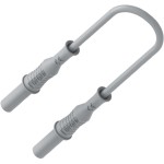 כבל בדיקה אפור - TENMA 72-13998 , 4MM PLUG , 1M