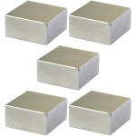 סט 5 מגנטים - NEODYMIUM BLOCK - 10MM X 5MM X 2MM